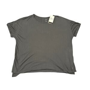 Nike Women's Plus Size Black Short Sleeve Yoga Top Size 3X New